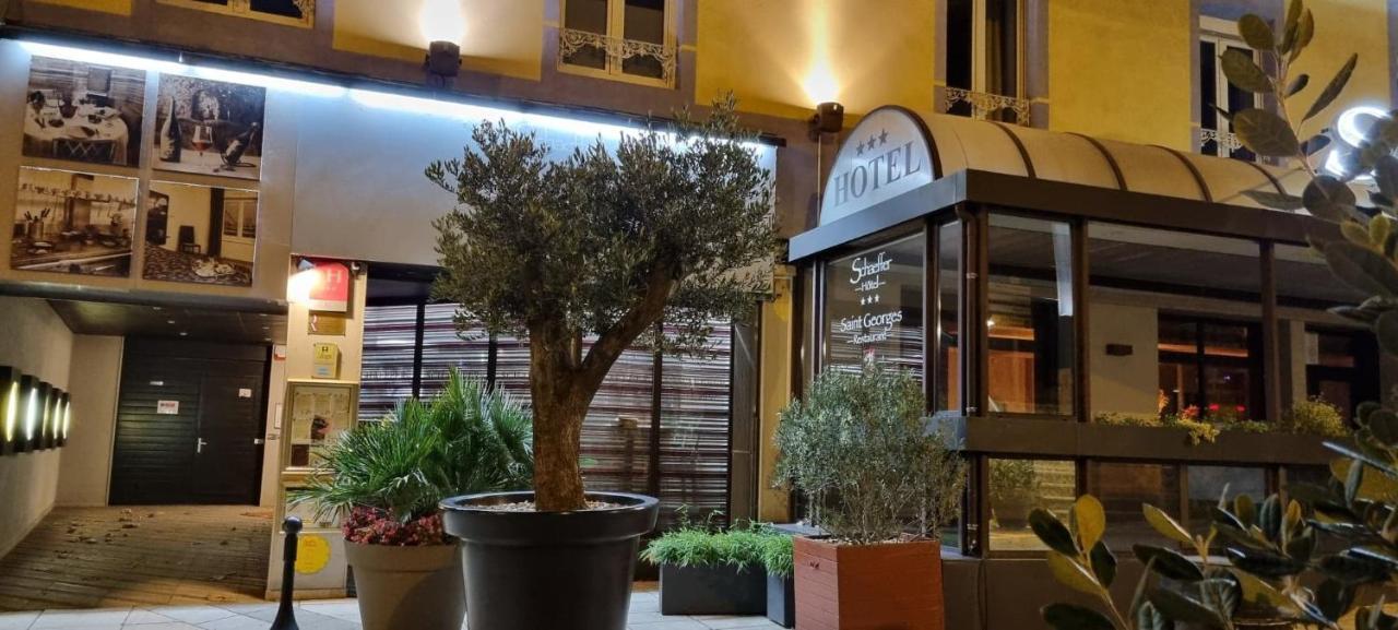 Logis Hotel Schaeffer- Restaurant Le Saint Georges Serrieres  Экстерьер фото