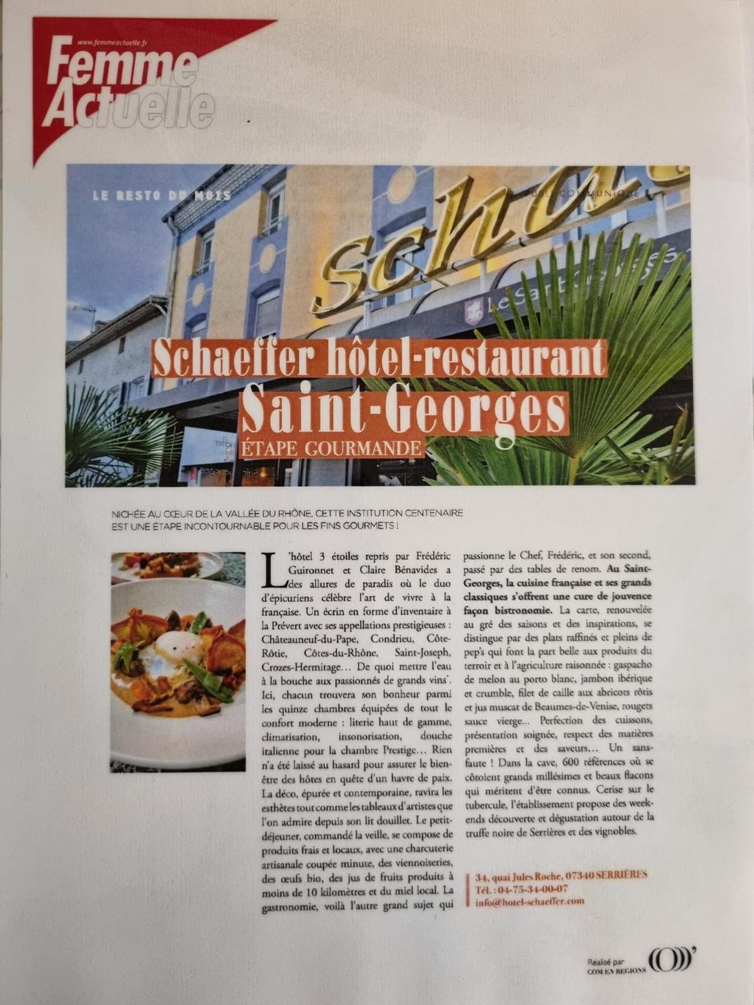 Logis Hotel Schaeffer- Restaurant Le Saint Georges Serrieres  Экстерьер фото